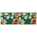 Retro 1880s Flowers Pattern 20 Banner and Sign 9  x 3 