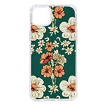 Retro 1880s Flowers Pattern 20 iPhone 14 Plus TPU UV Print Case