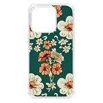 Retro 1880s Flowers Pattern 20 iPhone 14 Pro TPU UV Print Case