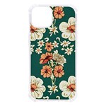 Retro 1880s Flowers Pattern 20 iPhone 13 TPU UV Print Case