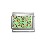 Retro 1880s Flowers Pattern 24 Italian Charm (9mm)