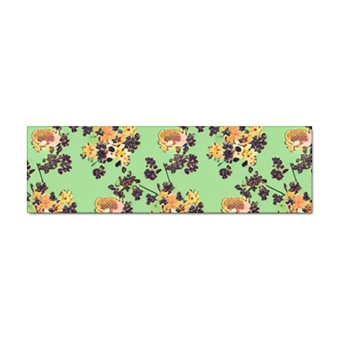 Retro 1880s Flowers Pattern 24 Sticker (Bumper) from ArtsNow.com Front