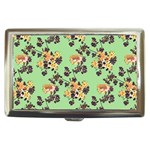 Retro 1880s Flowers Pattern 24 Cigarette Money Case