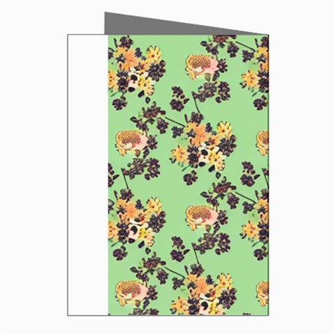 Retro 1880s Flowers Pattern 24 Greeting Cards (Pkg of 8) from ArtsNow.com Right