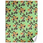 Retro 1880s Flowers Pattern 24 Canvas 18  x 24 