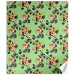 Retro 1880s Flowers Pattern 24 Canvas 20  x 24 