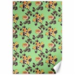 Retro 1880s Flowers Pattern 24 Canvas 20  x 30 