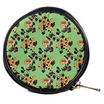 Retro 1880s Flowers Pattern 24 Mini Makeup Bag