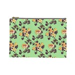 Retro 1880s Flowers Pattern 24 Cosmetic Bag (Large)