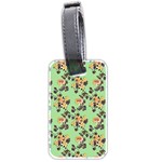 Retro 1880s Flowers Pattern 24 Luggage Tag (two sides)