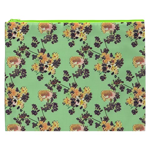 Retro 1880s Flowers Pattern 24 Cosmetic Bag (XXXL) from ArtsNow.com Front