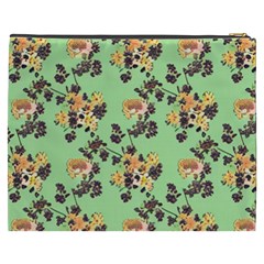 Retro 1880s Flowers Pattern 24 Cosmetic Bag (XXXL) from ArtsNow.com Back