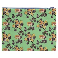 Retro 1880s Flowers Pattern 24 Cosmetic Bag (XXXL) from ArtsNow.com Back