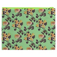 Retro 1880s Flowers Pattern 24 Cosmetic Bag (XXXL) from ArtsNow.com Back