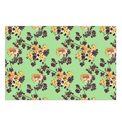 Retro 1880s Flowers Pattern 24 Waist Pouch (Large) from ArtsNow.com Loop