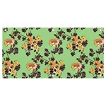 Retro 1880s Flowers Pattern 24 Banner and Sign 4  x 2 