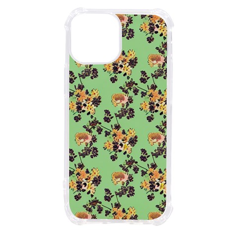 Retro 1880s Flowers Pattern 24 iPhone 13 mini TPU UV Print Case from ArtsNow.com Front