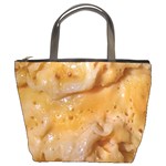 Homemade Flan Extreme Close-up Texture Bucket Bag