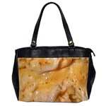 Homemade Flan Extreme Close-up Texture Oversize Office Handbag (2 Sides)