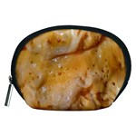 Homemade Flan Extreme Close-up Texture Accessory Pouch (Medium)