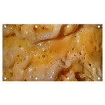 Homemade Flan Extreme Close-up Texture Banner and Sign 7  x 4 