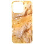 Homemade Flan Extreme Close-up Texture iPhone 15 Pro Max Black UV Print PC Hardshell Case