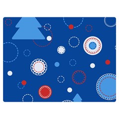 Christmas Pattern Tree Design Two Sides Premium Plush Fleece Blanket (Baby Size) from ArtsNow.com 40 x30  Blanket Front