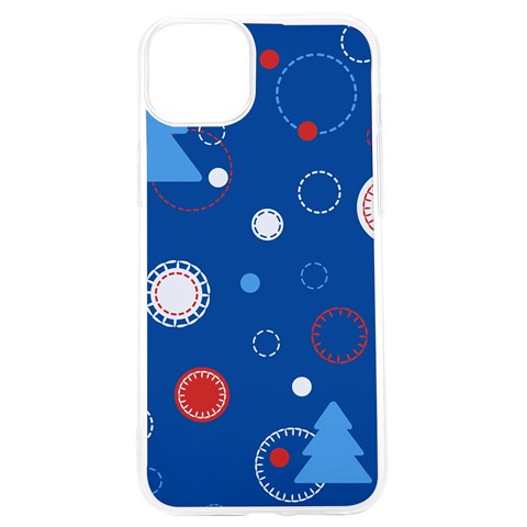 Christmas Pattern Tree Design iPhone 15 Pro TPU UV Print Case from ArtsNow.com Front