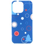 Christmas Pattern Tree Design iPhone 15 Pro Max Black UV Print PC Hardshell Case