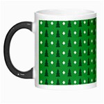 Green Christmas Tree Pattern Background Morph Mug