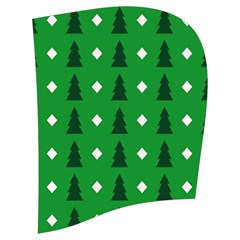 Green Christmas Tree Pattern Background Kids  Stylish Hooded Puffer Vest from ArtsNow.com Hood Left