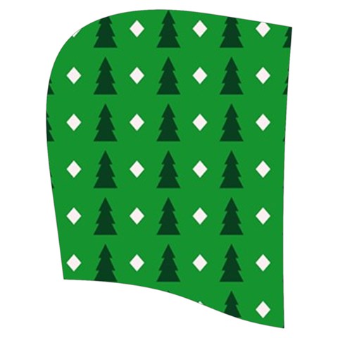 Green Christmas Tree Pattern Background Kids  Stylish Hooded Puffer Vest from ArtsNow.com Hood Right