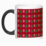 Snowflake Christmas Tree Pattern Morph Mug