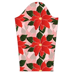 Poinsettia Pattern Seamless Pattern Christmas Xmas Kids  Long Sleeve Velvet Lounge Robe from ArtsNow.com Sleeve Right