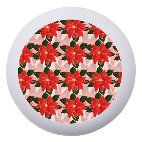 Poinsettia Pattern Seamless Pattern Christmas Xmas Dento Box with Mirror from ArtsNow.com Front