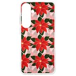 Poinsettia Pattern Seamless Pattern Christmas Xmas Samsung Galaxy S24 Ultra 6.9 Inch TPU UV Case