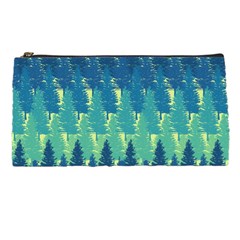 Christmas Trees Pattern Digital Paper Seamless Pencil Cases from ArtsNow.com Front