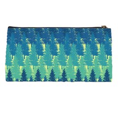 Christmas Trees Pattern Digital Paper Seamless Pencil Cases from ArtsNow.com Back