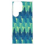 Christmas Trees Pattern Digital Paper Seamless Samsung Galaxy S24 Plus 6.7 Inch TPU UV Case