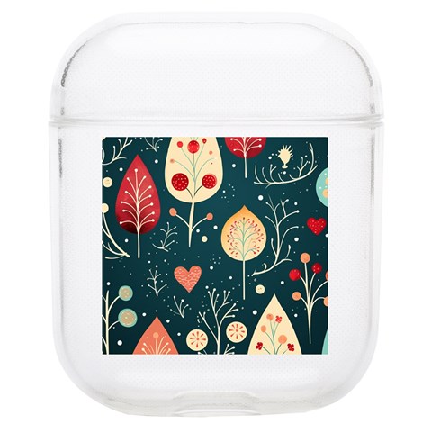 Christmas Tree Pattern Soft TPU AirPods 1/2 Case from ArtsNow.com Front