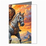 Heroic Trump Warrior in Golden Armor Greeting Cards (Pkg of 8)