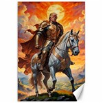 Heroic Trump Warrior in Golden Armor Canvas 20  x 30 