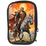 Heroic Trump Warrior in Golden Armor Compact Camera Leather Case