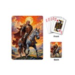 Heroic Trump Warrior in Golden Armor Playing Cards Single Design (Mini)