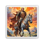 Heroic Trump Warrior in Golden Armor Memory Card Reader (Square)