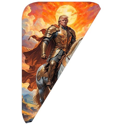 Heroic Trump Warrior in Golden Armor Belt Pouch Bag (Large) from ArtsNow.com Front Right