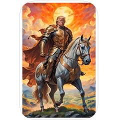 Heroic Trump Warrior in Golden Armor Belt Pouch Bag (Large) from ArtsNow.com Back