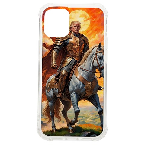 Heroic Trump Warrior in Golden Armor iPhone 12 mini TPU UV Print Case	 from ArtsNow.com Front