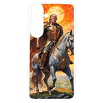 Heroic Trump Warrior in Golden Armor Samsung Galaxy S24 6.2 Inch TPU UV Case