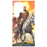 Heroic Trump Warrior in Golden Armor Samsung Galaxy S24 Ultra 6.9 Inch Black TPU UV Case